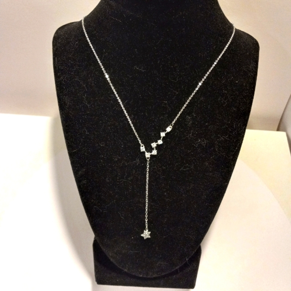 925 Silver Filled Necklace Pendant Cubic Zircon